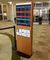 Logix Banking Point Of Purchase Floor Display