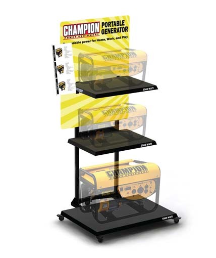 Champion Portable Generator Point Of Purchase Display